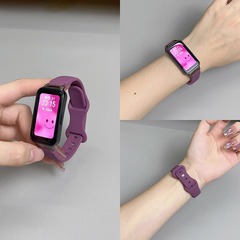 適用keepb4錶帶8字扣硅膠錶帶智能藍牙運動手環B3腕帶男女生潮流