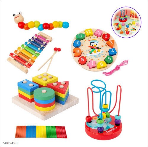 La educación temprana infantil de madera Meng tranquiliza la campana de la cama, el juguete orf, el bebé agarra la campana y sacude el conjunto de instrumentos musicales image 15
