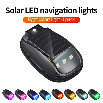 Solar Led Pilot Light Car Ambient Light Modified Wireless Car Warning Light Car Ambient Light 256 Colors (Other lights) - solar-mouse-light-single-light-without-remote-control