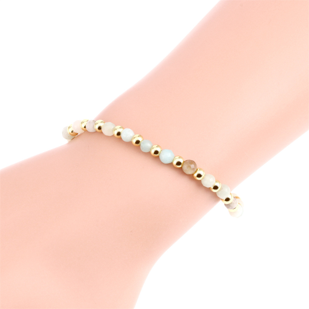 Fashion Geometric Semi-precious stone Beaded Womenu0027S Bracelets 1 Piece