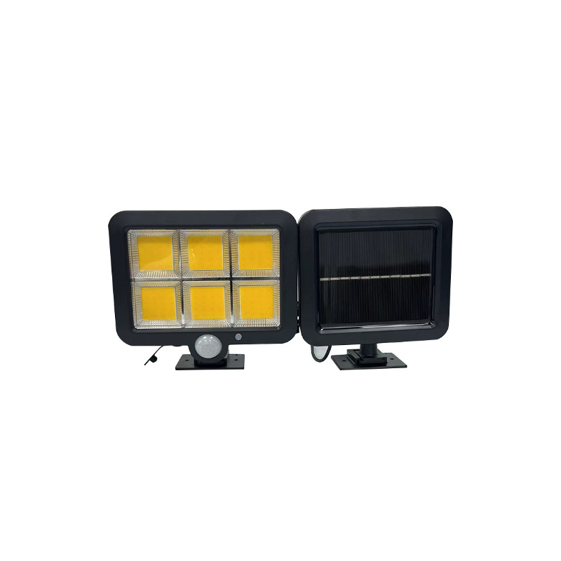 Nueva luz solar, control remoto de alta potencia, luz solar LED dividida, jardín al aire libre, lámpara de pared china