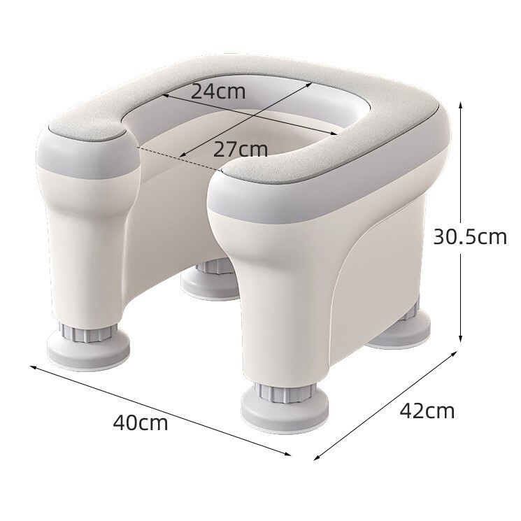 Home-use commode chair for pregnant women, toilet stool for the elderly, portable toilet for seniors, squatting aid device