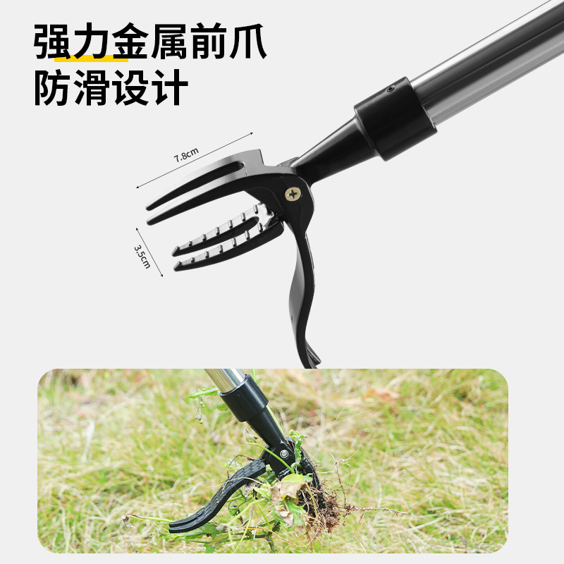 クロスボーダー立式手動草刈り根抜き器standup weed puller腰をかがめないシャベル|undefined