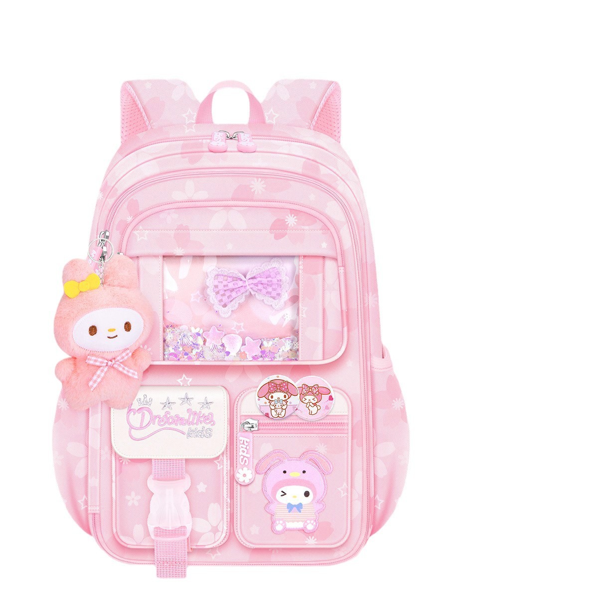 Koolomi mochila de niñas estudiantes de primaria 3 - 6 grados 2 o 3 niñas niñas mochila de niños para reducir la carga