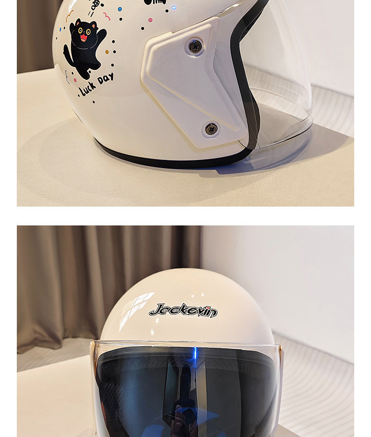 3C National Standard Certified Cute Electric Vehicle Helmet for Women, High-Looking, Sun-Protective, All-Season Warm-Keeping Safety Helmet, Motorcycle Helmet