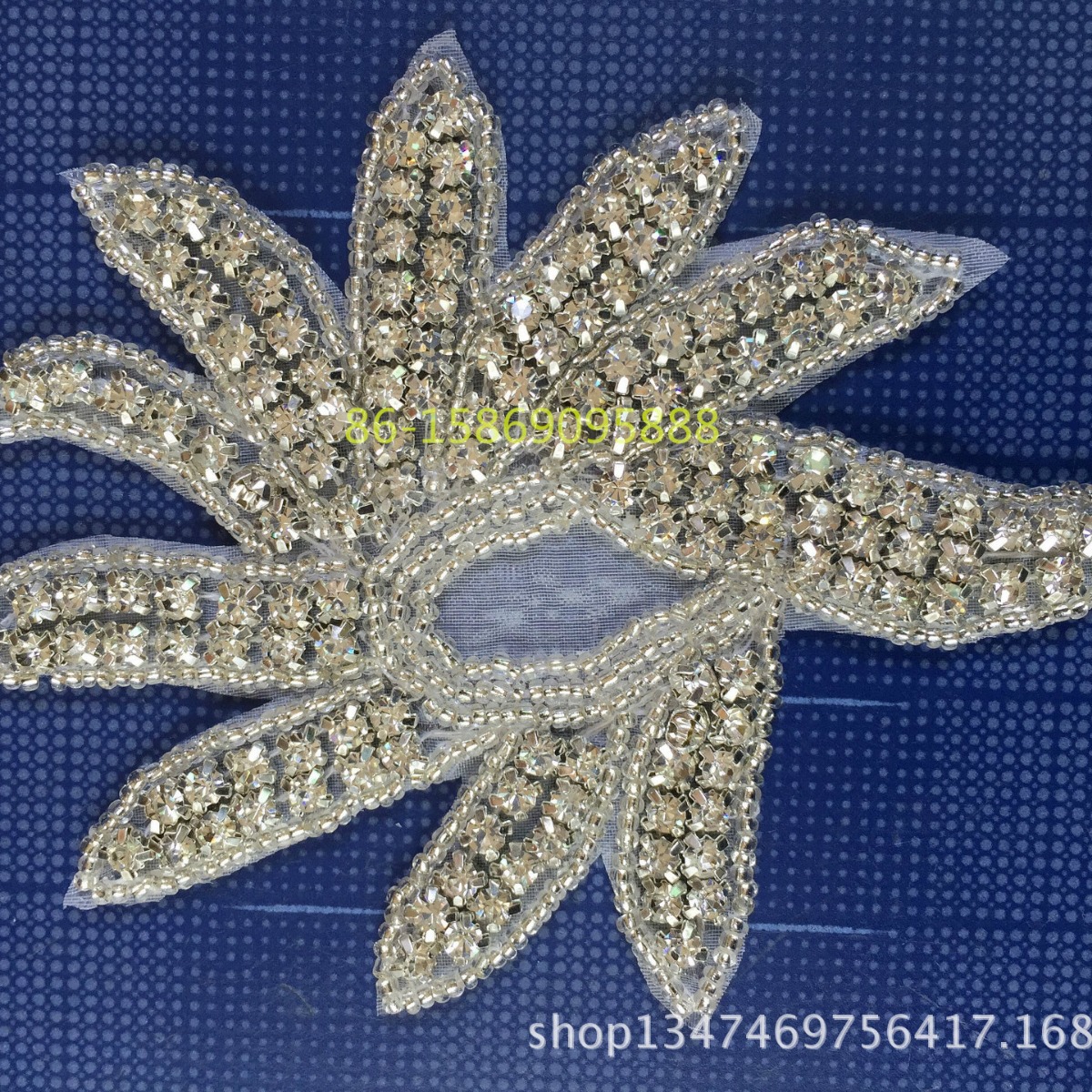 水钻饰品背胶布贴衣服补丁手缝DIY婚纱帽子肩部腰部装饰辅料现货