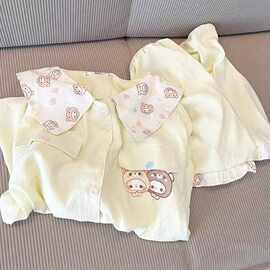 甜美短袖短裤睡衣女夏季高颜值日系可爱轻松印花宽松家居服套装
