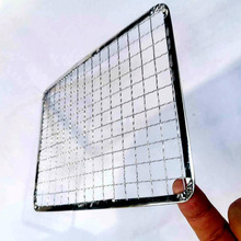 一次性烧烤网长方形圆形篦子一人食迷你烧肉网抛弃式烤肉煜轩烤网