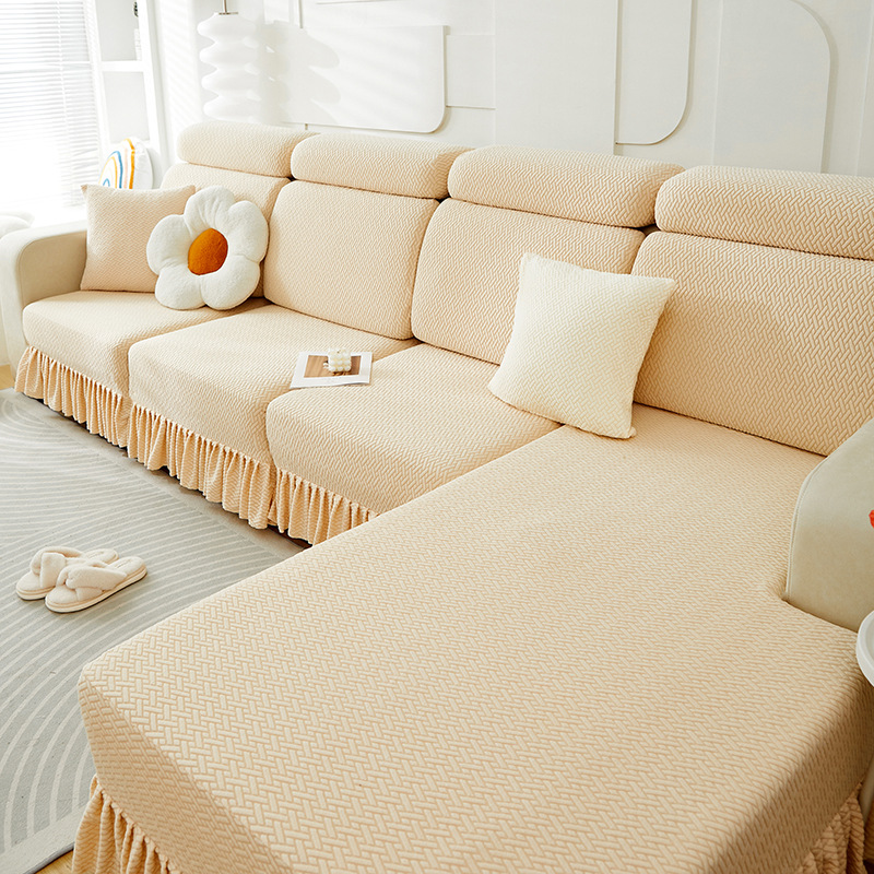 Falda oblicua - beige