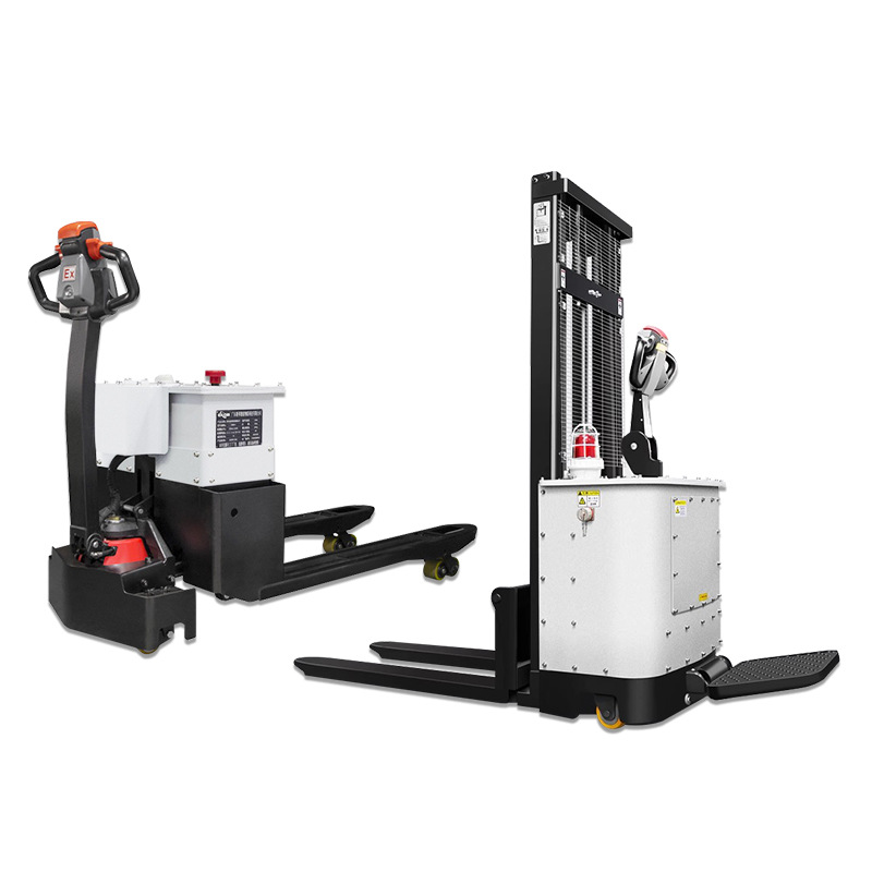 Carretilla elevadora eléctrica a prueba de explosiones especiales apilador de remolque estación rack 1,5 toneladas 2 toneladas 3 toneladas EX carretilla elevadora a prueba de explosiones