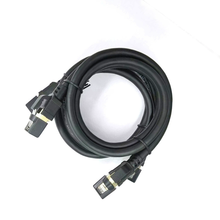 Сетевойjumper CAT8 кабель категории 8 для компьютера, сетевой кабель 10G, чистая медь, двойная экран, позолоченный кристальный коннектор, длина 1 метр