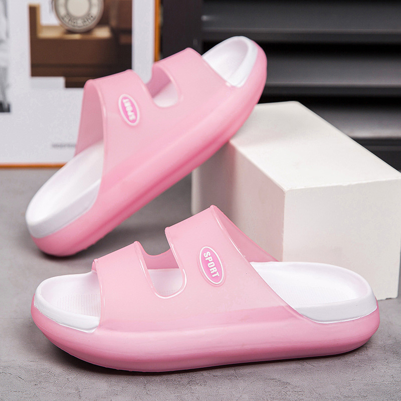 Ciabatte da donna antiscivolo con suola spessa e morbida, di alta qualità, con effetto ammortizzante, ideali per l'estate, la spiaggia e le attività acquatiche._voghion.com
