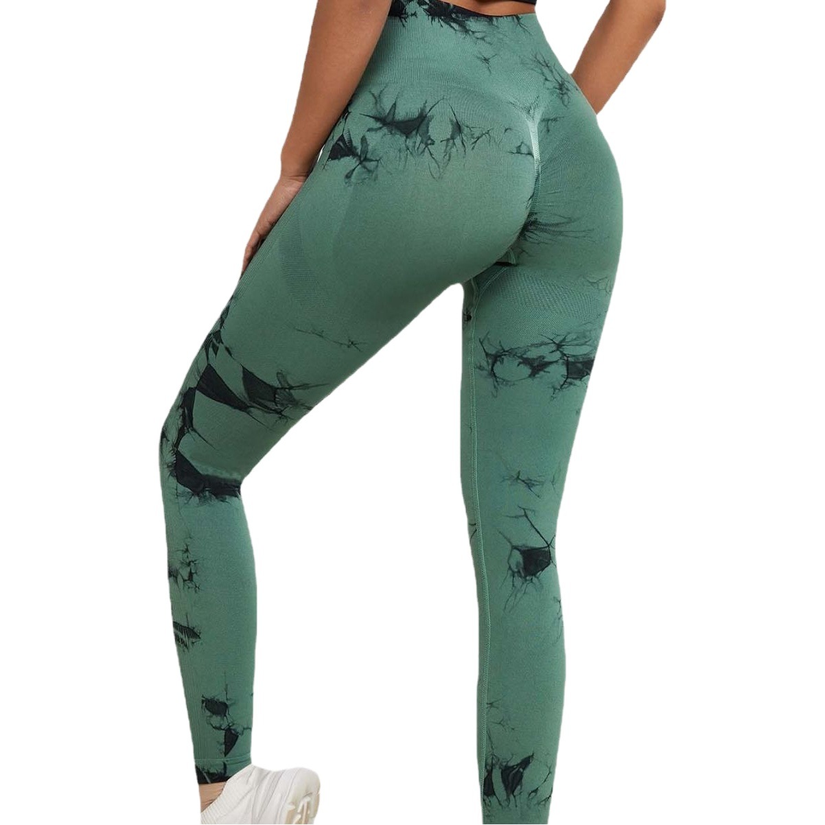 Nuevo color de la venta caliente sin costuras pantalones de fitness tie-dye pantalones de yoga Pantalones deportivos pantalones de levantamiento de cadera pantalones de entrenamiento