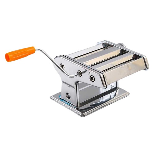 ✅ Kitchen multi-function manual noodle machine small two-blade three-blade noodle machine dumpling wrapper skin stainless steel rolling cutter