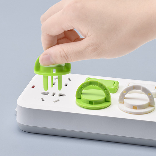 Children's anti-shock safety socket baby protective cover household pull ring insulated power socket plug cover 2-phase 3-phase