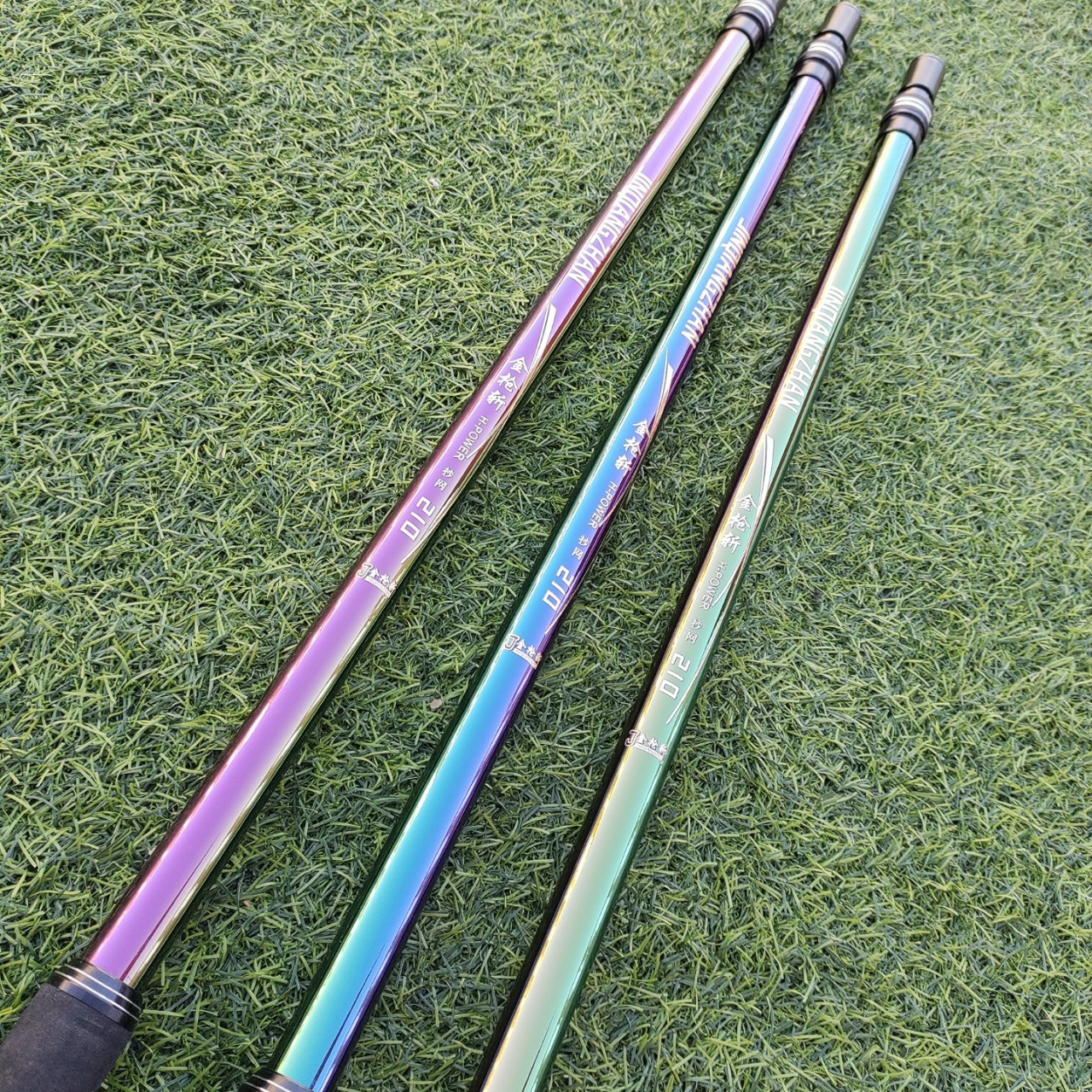 2025 New Carbon Fishing Net Pole Fishing Net Pole Large Object Net Telescopic Positioning Pole Extended Foam Handle