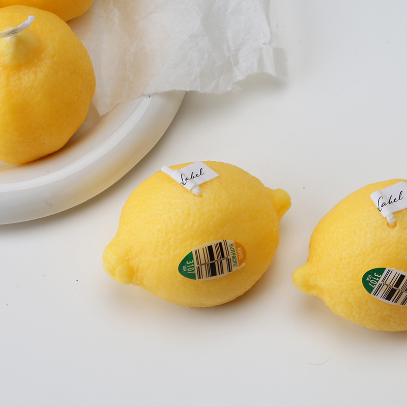 Realistisk citronlys til aromaterapi og boligindretning_voghion.com