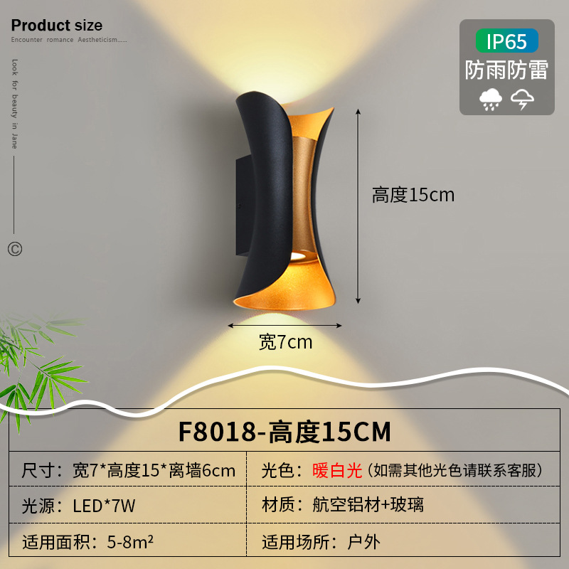 15cm 높이-블랙 골드