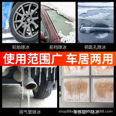 deicing winter artifact, Glass agent
