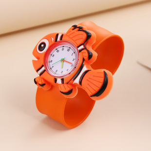 Boys and girls same style children's cute and fashionable quilt watch quartz watch children's fun chronograph dial