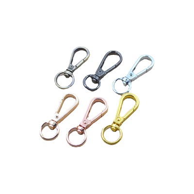 Manufactor goods in stock Rack Sealing glaze hardware Jewelry parts DIY Five point plate buckle Hook Luggage and luggage Pendant Key buckle