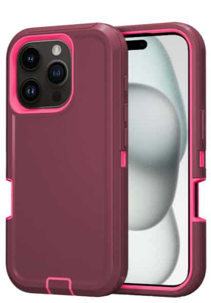 适用于iPhone16promax三防机器人手机壳外贸专供重防三合一手机壳|undefined