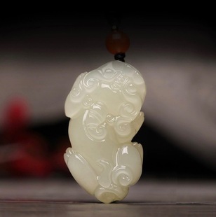 Xinjiang Hotan Jade Pixiu Pendant Pi Pendant for Men and Women Pi Hugh Pi Qiu Danger Necklace Couple Jade Pi Pi Pi Pi Pi Live Broadcast