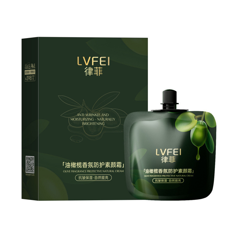 LVFEI aceite de oliva crema de protección natural no falso blanco falso frío piel blanca humectante transparente fabricante impermeable