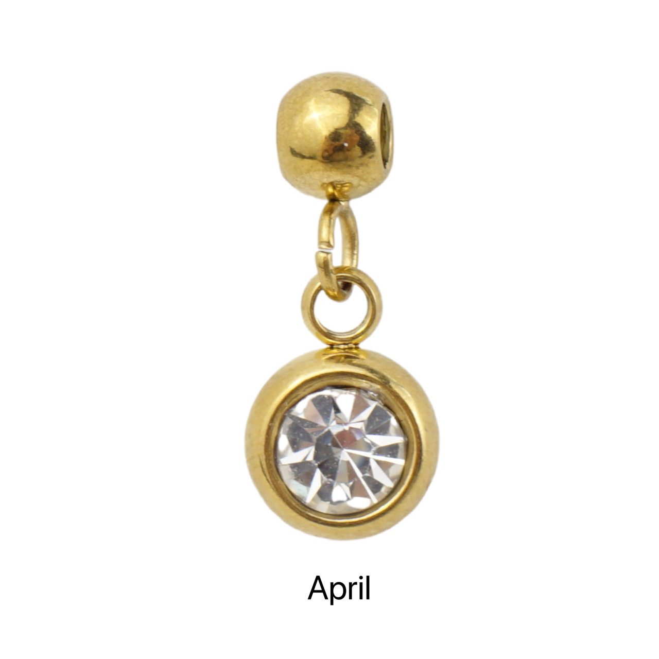 10g Weight Pendant Jewelry Making Type Birthstone Inlay Material DIY Jewelry Accessories Classification 5 PCS/Package Quantity 304 Stainless Steel Material Round Pattern All Seasons Season Simple Style Style 5 PCS/Package 304 Stainless Steel Birthstone Round Pendant 10