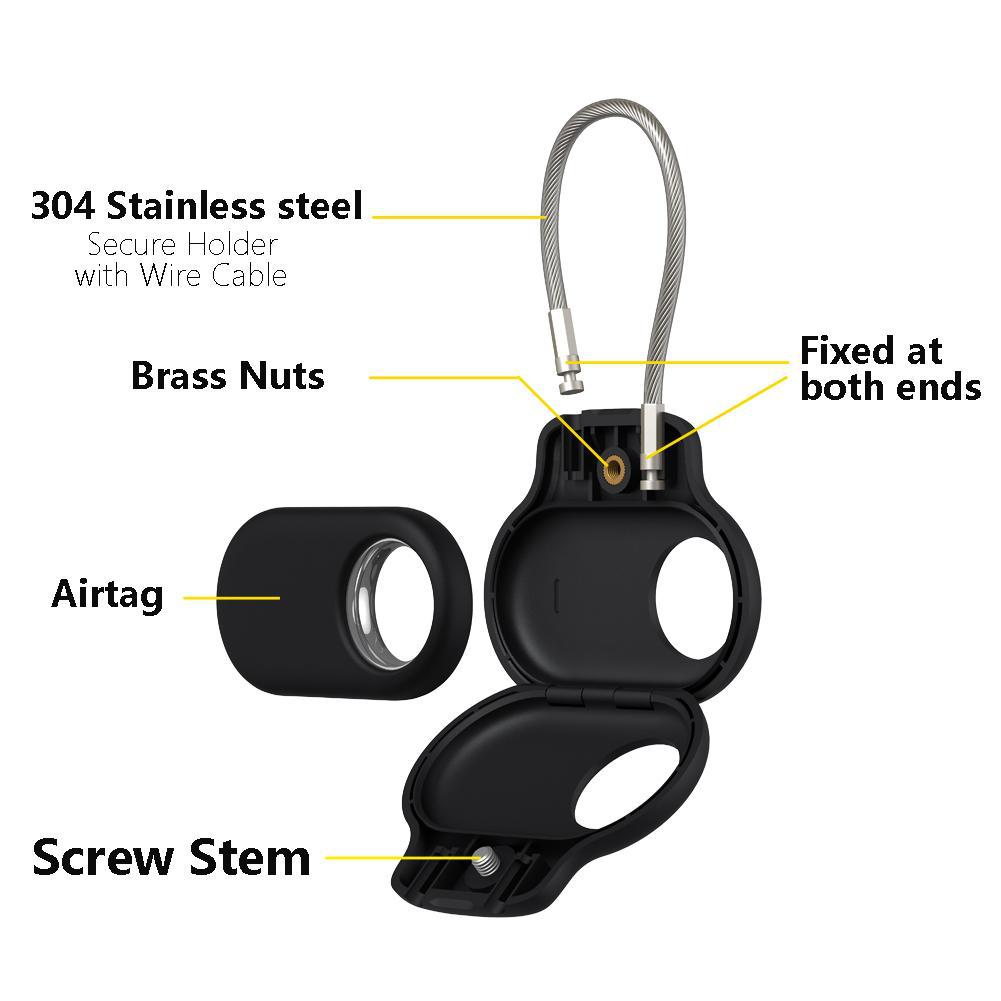 Applicable to Samsung Galaxy SmartTag2 case protection, Samsung tag case tracker steel wire rope full figure
