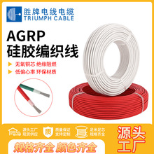 定制胜牌AGRP(03)YG橡胶高温编织镀锡线耐温玻璃纤维绝缘高温线