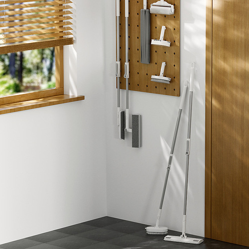 Yimijia one-pole multi-purpose cleaning household cleaning ten-piece set long-handled floor glass wiper and hair stick set