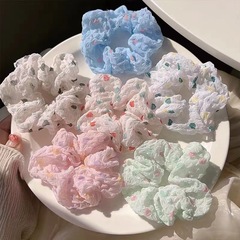 Ins-style summer hair tie for women, high-end feel boba hair ring Korean-style super fairy large intestine hair tie headband