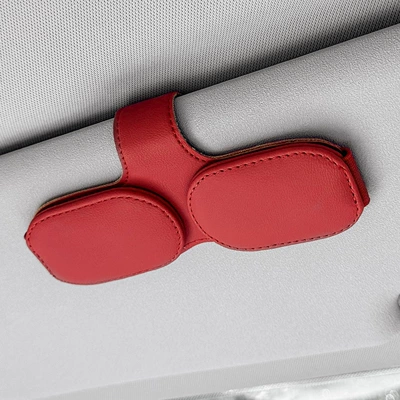 Car Glasses Clip/Bill Clip, Cross-border car glasses clip - red