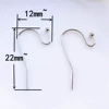 Steel -based burning bead ear hook/piece