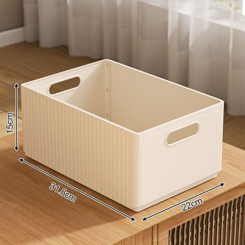 家庭用プラスチック収納折りたたみバスケット引き出しワードローブ多機能収納バスケット折りたたみ式で簡単に収納できる雑貨収納バスケット|undefined