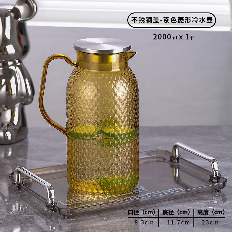 アクリルコールドケトル、プラスチック耐熱・耐落下レストランケトル、ホテルティーポット、バーケトル、鍋レストランドリンクケトル|undefined