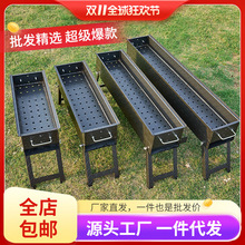 烧烤炉家用烤肉架露营户外木炭烤炉加厚满焊折叠炉子木炭架子其他