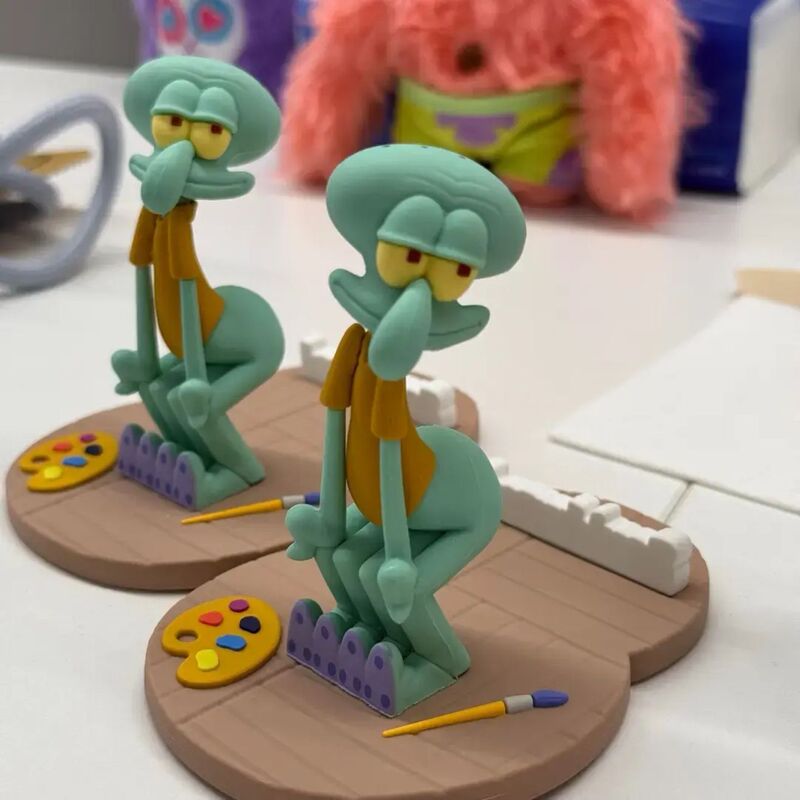 Squidward the Octopus Quirky Phone Stand, Stable Cartoon Creative Desktop Phone Stand, Figurine Ornament Squidward the Octopus Quirky Phone Stand, Stable Cartoon Creative Desktop Phone Stand, Figurine Ornament