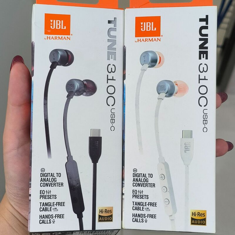 Cross-Border Foreign Trade Wired Headphones Original J.B.Ltune310C Type-C Interface Hot-Selling in Russia with a Significant Quantity Advantage
