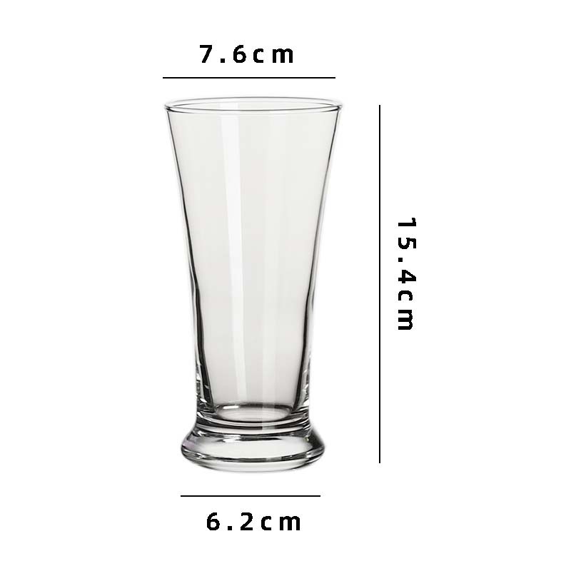 Taza de cerveza artesanal de cintura grande capacidad cintura de vidrio bar KTV taza de cerveza comercial taza de cerveza de trigo