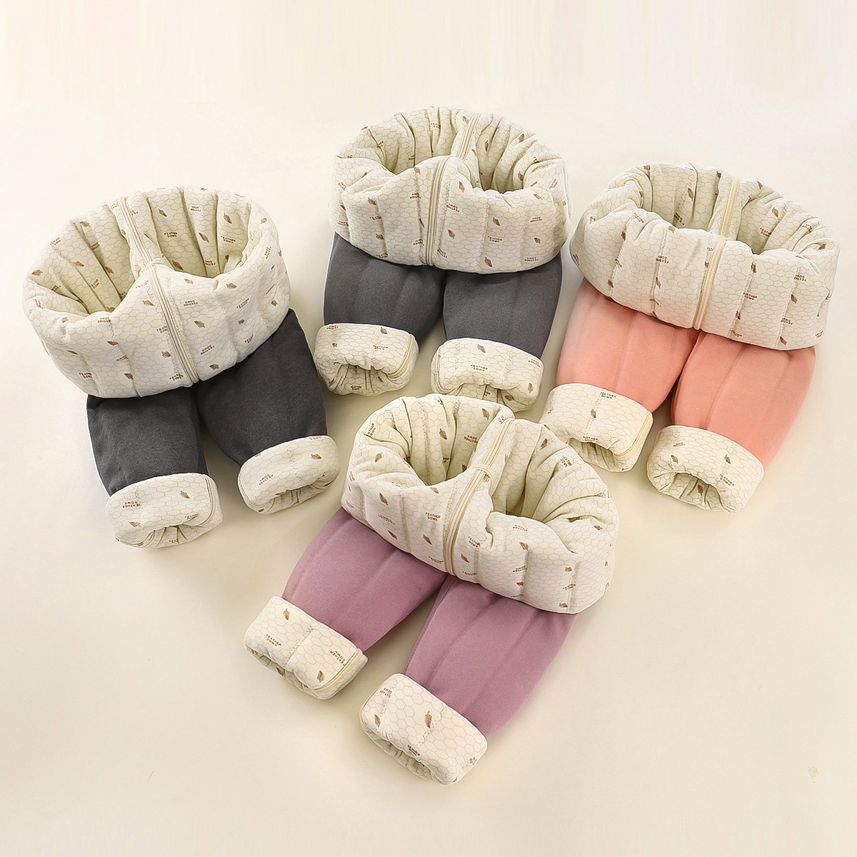 Uniforme escolar, artefacto de otoño y invierno, pantalones de algodón para niños, pantalones calientes y resistentes al frío, tres capas de lana y leggings para niñas