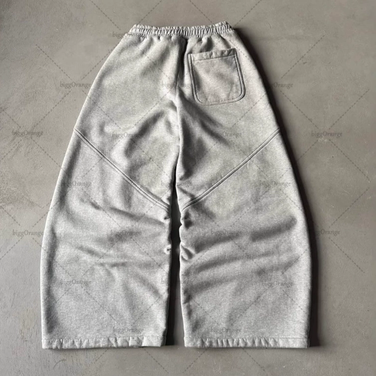 Брюки унисекс в стиле хип‑хоп oversize, европейский стиль с вышивкой, 30% хлопка 70% полиэстера
