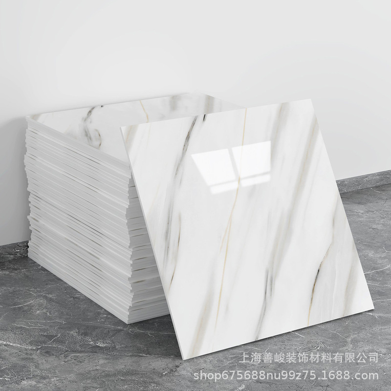 跨境出口批发30*30cm 仿瓷砖大理石纹自粘墙壁纸护墙板铝塑板贴纸|undefined