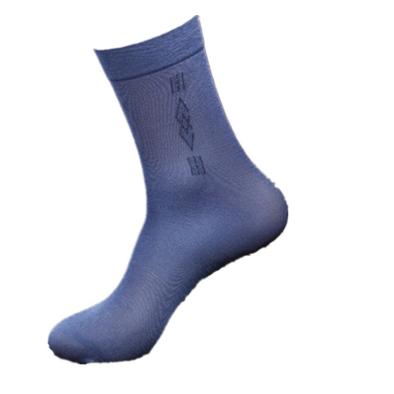 Medias cortas de mitad de la pantorrilla de color sólido de los hombres de verano mercerizado moda casual fresco de seda de mora medias de terciopelo de perlas de negocios