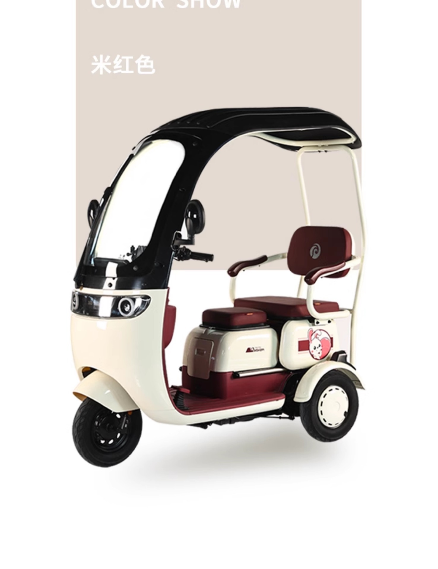 New Leisure Electric Tricycle Home Adult Women Pick Up Kids Elderly