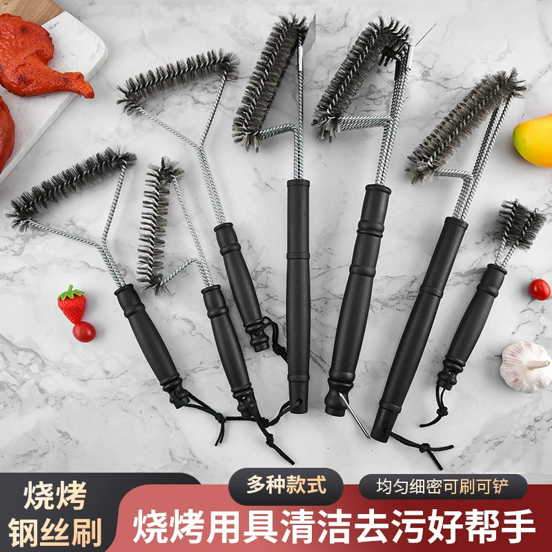 Щетка для чистки сетки для барбекю Нержавеющая сталь проволока щетка для мытья барбекю