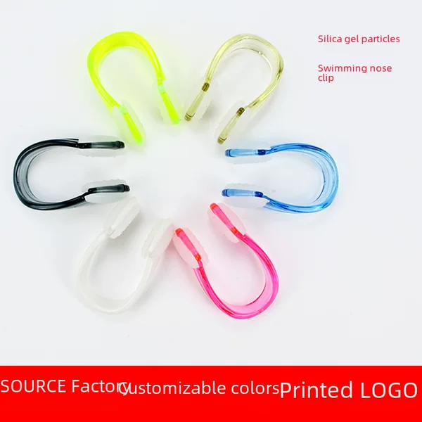 [Year of the Dragon Promotion] Adult Swimming Nose Clip Waterproof Anti-Slip Silicone Particle Swimming Training Equipment Factory Direct Sales