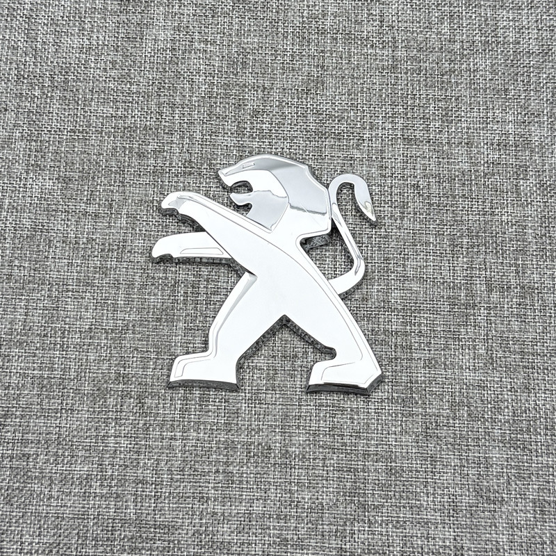 Aplicable al logotipo del automóvil modificado de Peugeot, el logotipo de la cola en inglés 207 308 408 508 5008 2008, el logotipo del automóvil del maletero