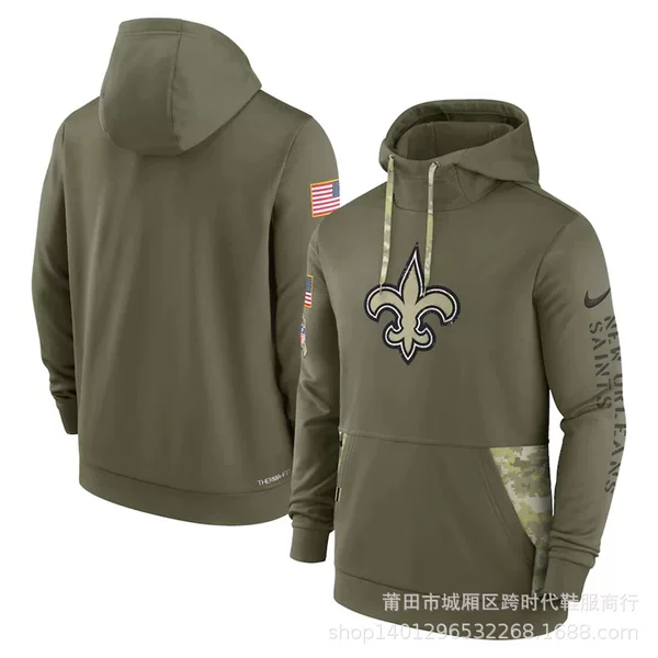 Foreign trade 22 model NFL tribute edition sports fitness sweatshirt for men, long-sleeved hoodie